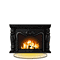GREEアバター「黒い暖炉」