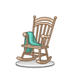 GREEアバター「レトロ揺り椅子」