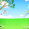 青空と虹と音楽と
